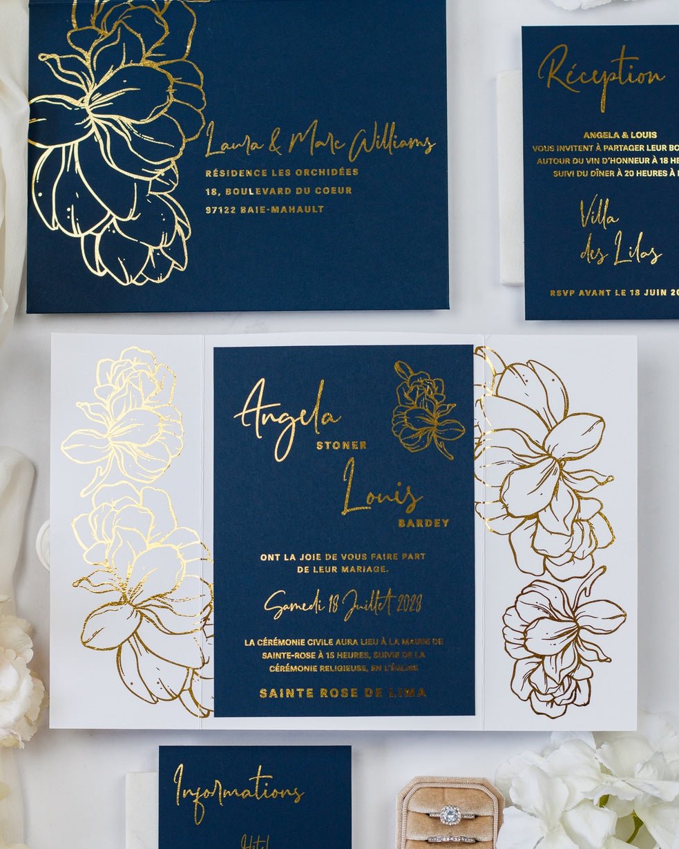 Luz - Echantillon - Faire - part - Luxe Carterie Studio