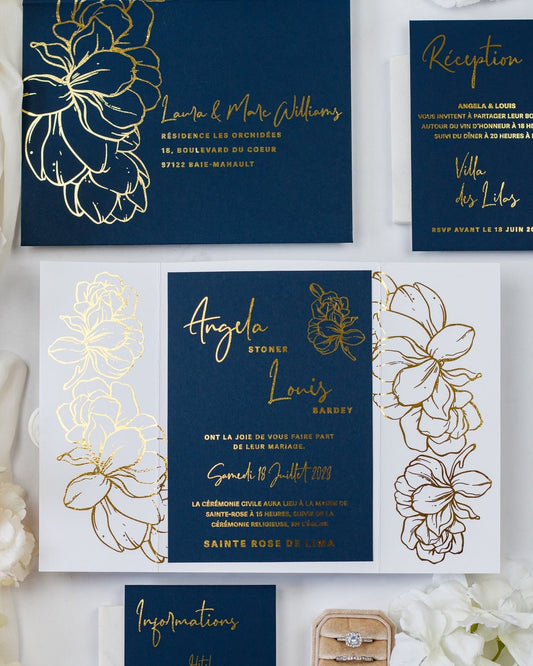 Luz - Echantillon - Faire - part - Luxe Carterie Studio