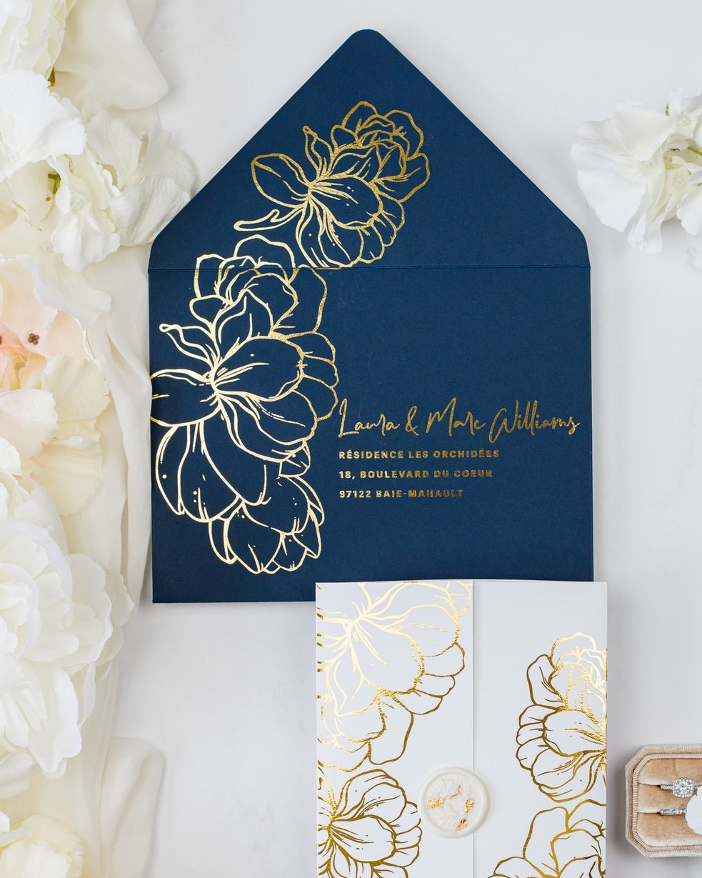 Luz - Echantillon - Faire - part - Luxe Carterie Studio