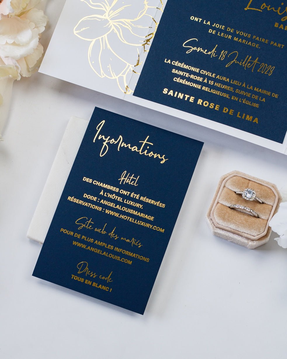 Luz - Echantillon - Faire - part - Luxe Carterie Studio