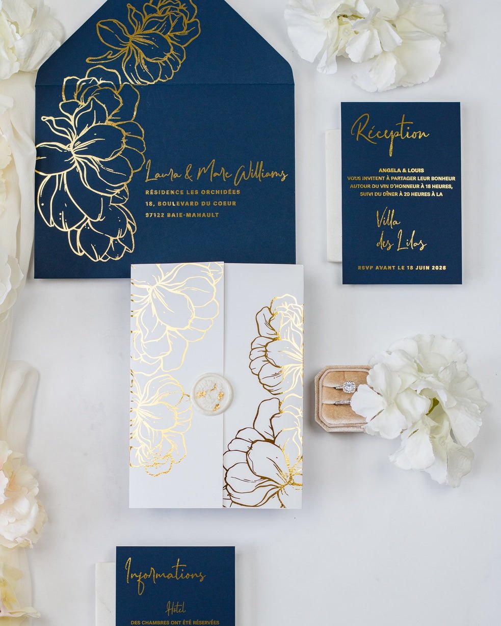 Luz - Echantillon - Faire - part - Luxe Carterie Studio