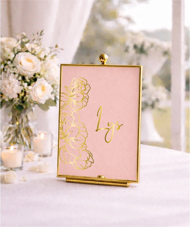 Luz - Nom de table - Nom de table - Luxe Carterie Studio