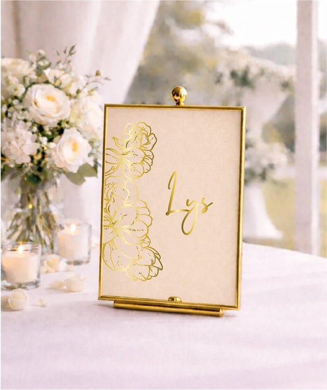Luz - Nom de table - Nom de table - Luxe Carterie Studio