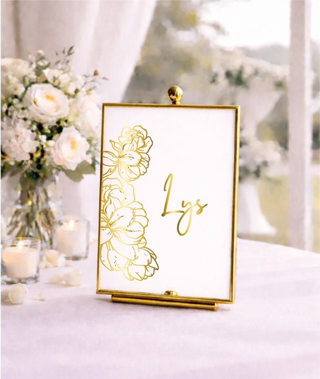 Luz - Nom de table - Nom de table - Luxe Carterie Studio