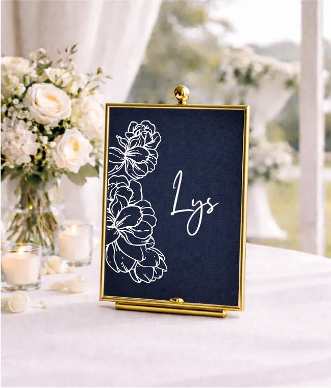 Luz - Nom de table - Nom de table - Luxe Carterie Studio