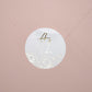 "Luz - Sticker" - Faire-part de mariage chic, élégant et romantique avec dorure or - Wedding stationery - Création Luxe Carterie Studio