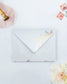 LYSEA - Enveloppe épaisse avec Dorure - Enveloppe - 12 cm x 16.5 cm - Luxe Carterie Studio