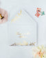 LYSEA - Enveloppe épaisse avec Dorure - Enveloppe - 12 cm x 16.5 cm - Luxe Carterie Studio