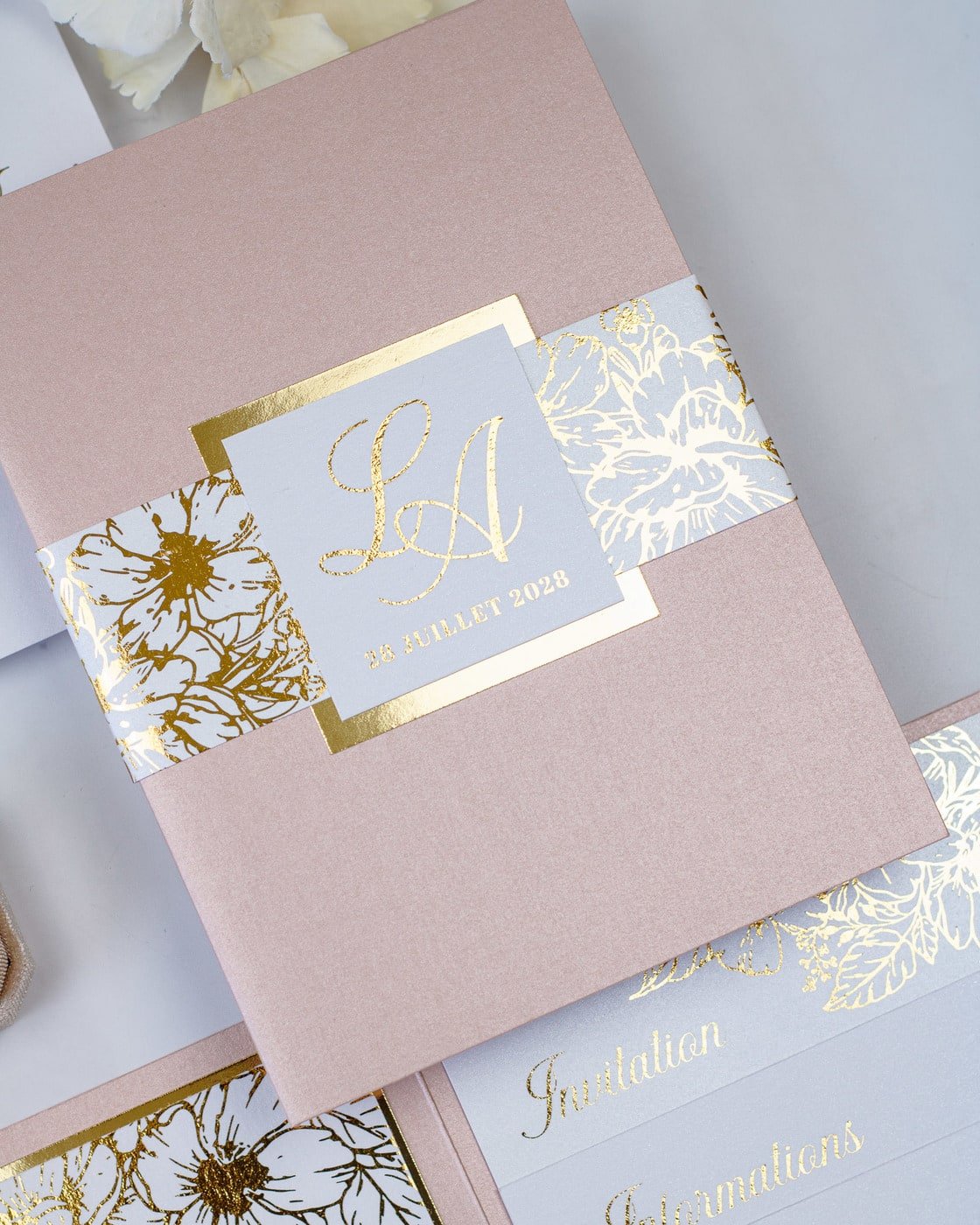 Madeline - Echantillon - Faire - part - Luxe Carterie Studio