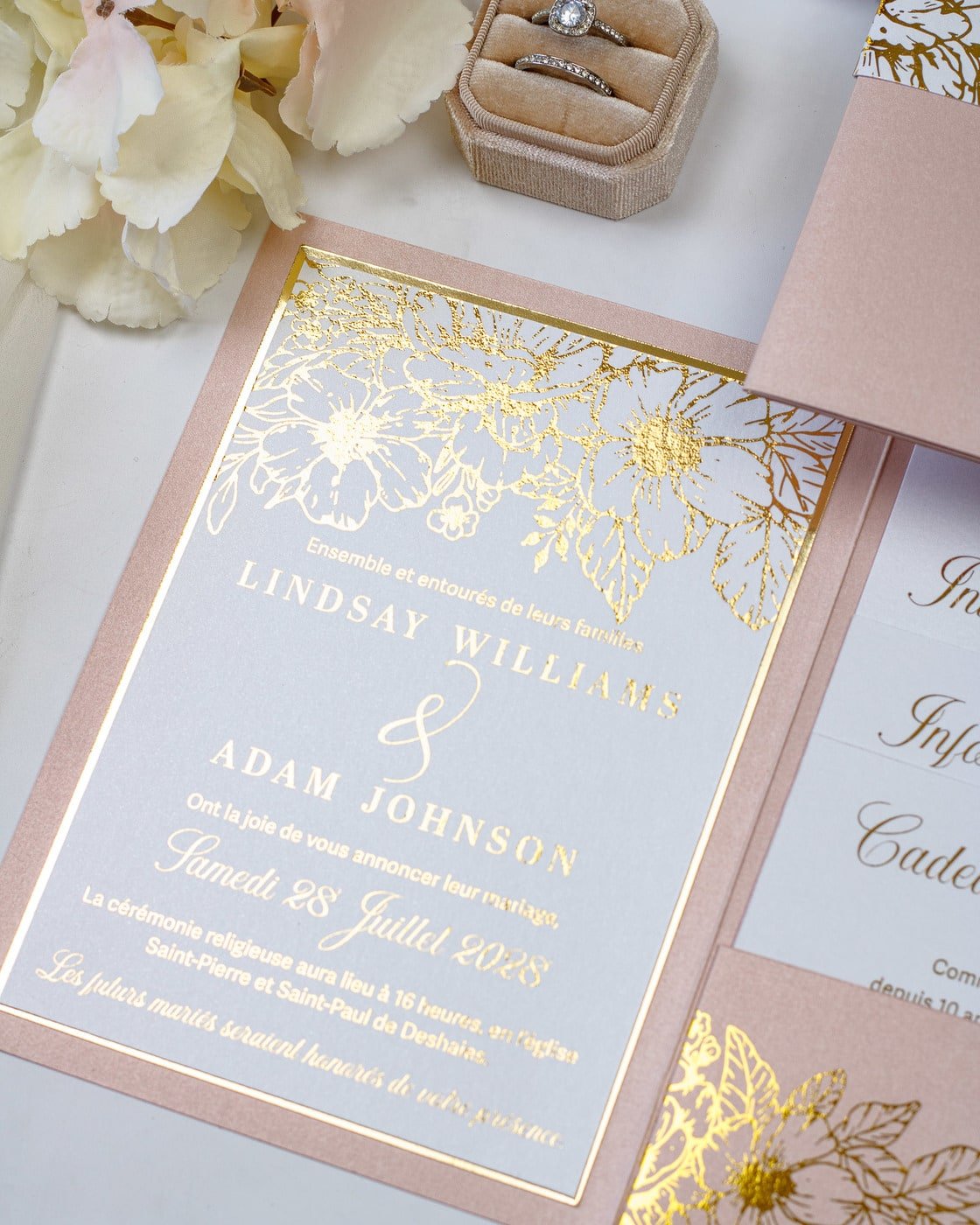 Madeline - Echantillon - Faire - part - Luxe Carterie Studio