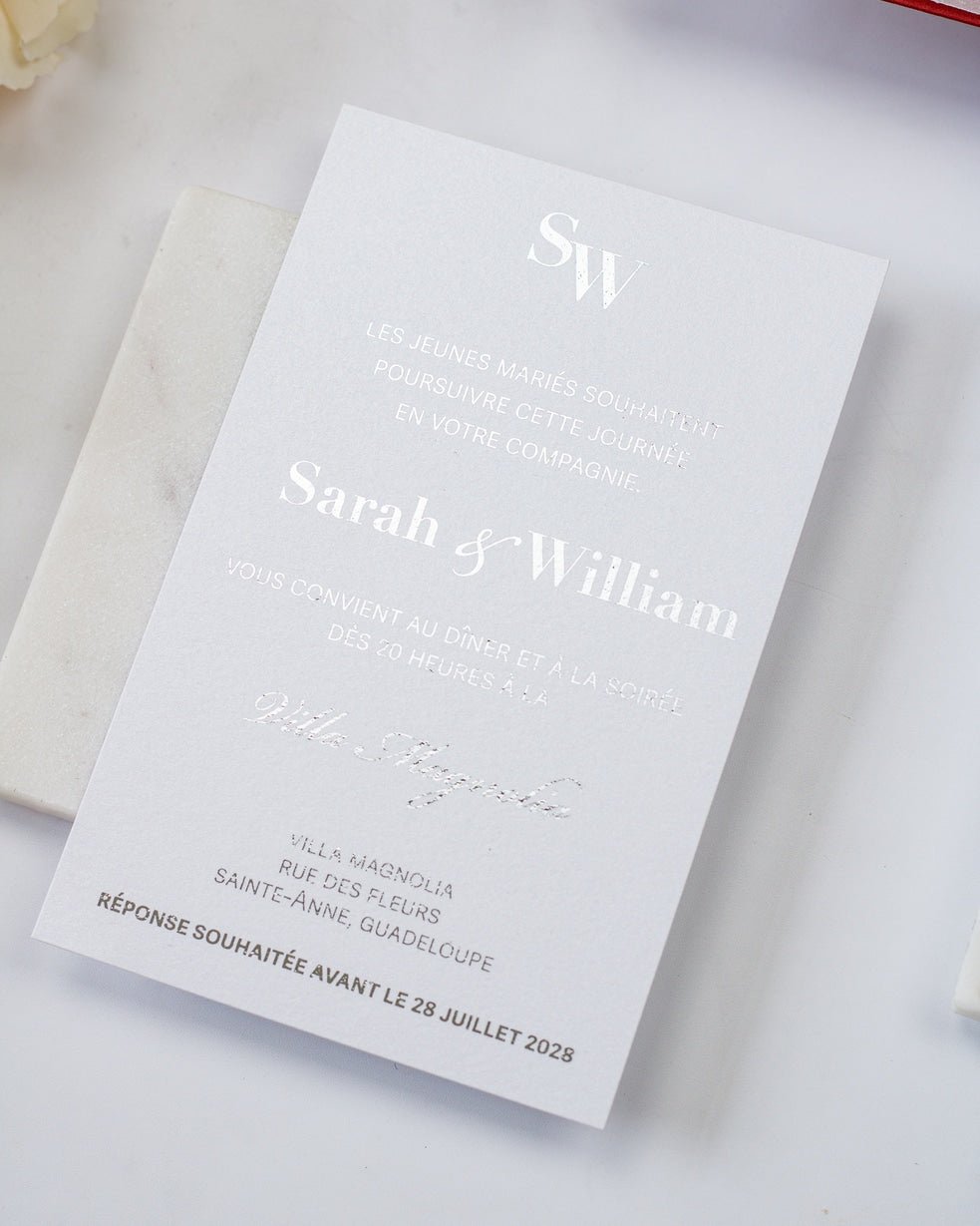Maeva - Echantillon - Faire - part - Luxe Carterie Studio
