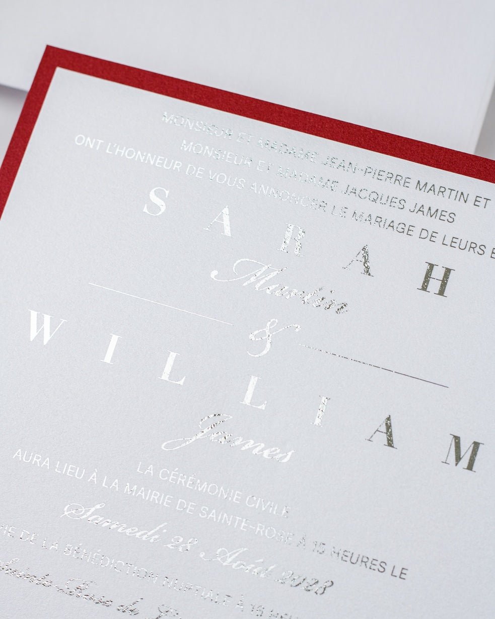 Maeva - Echantillon - Faire - part - Luxe Carterie Studio