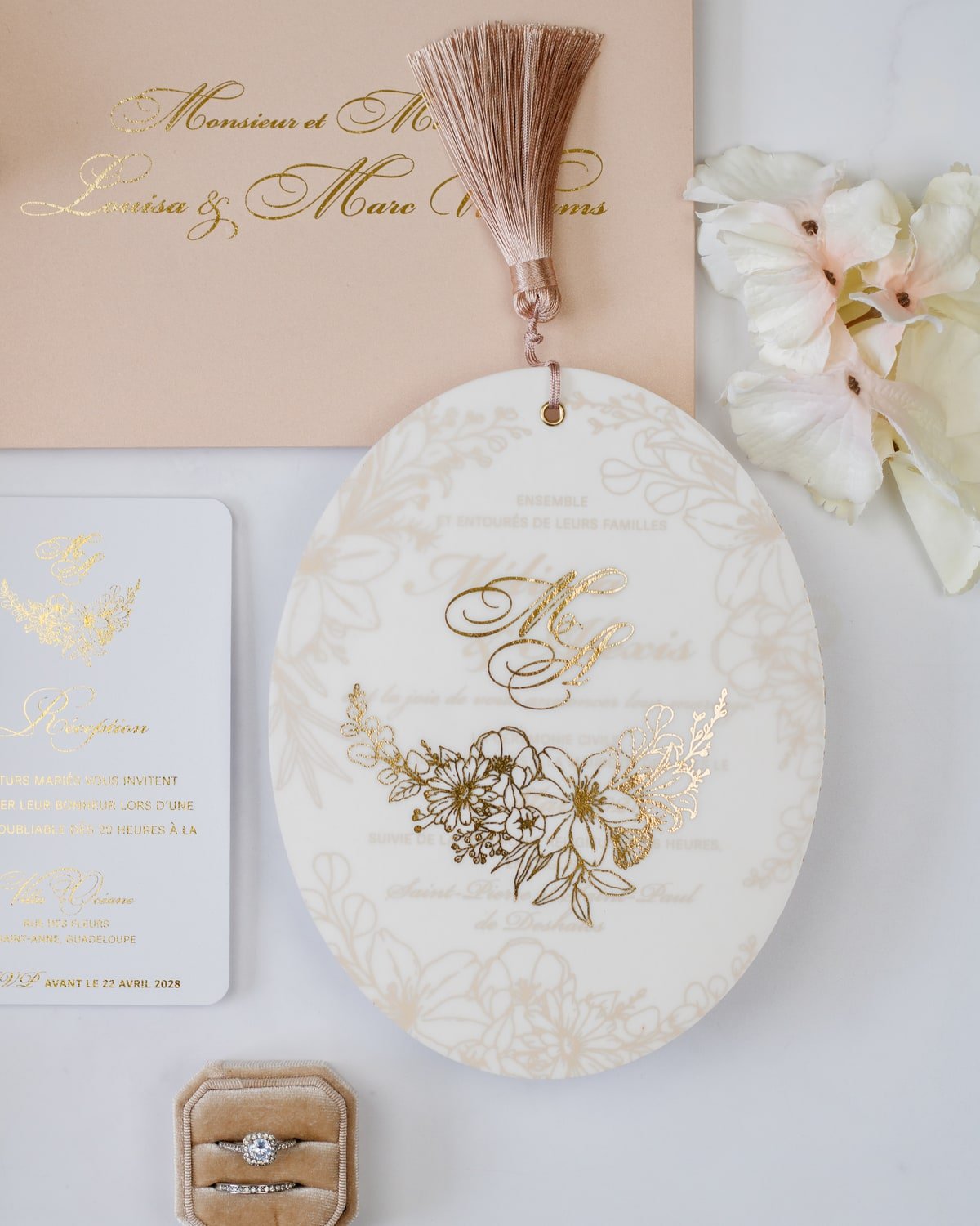 Malla - Faire - part - Faire - part seul - Sans enveloppe - Luxe Carterie Studio