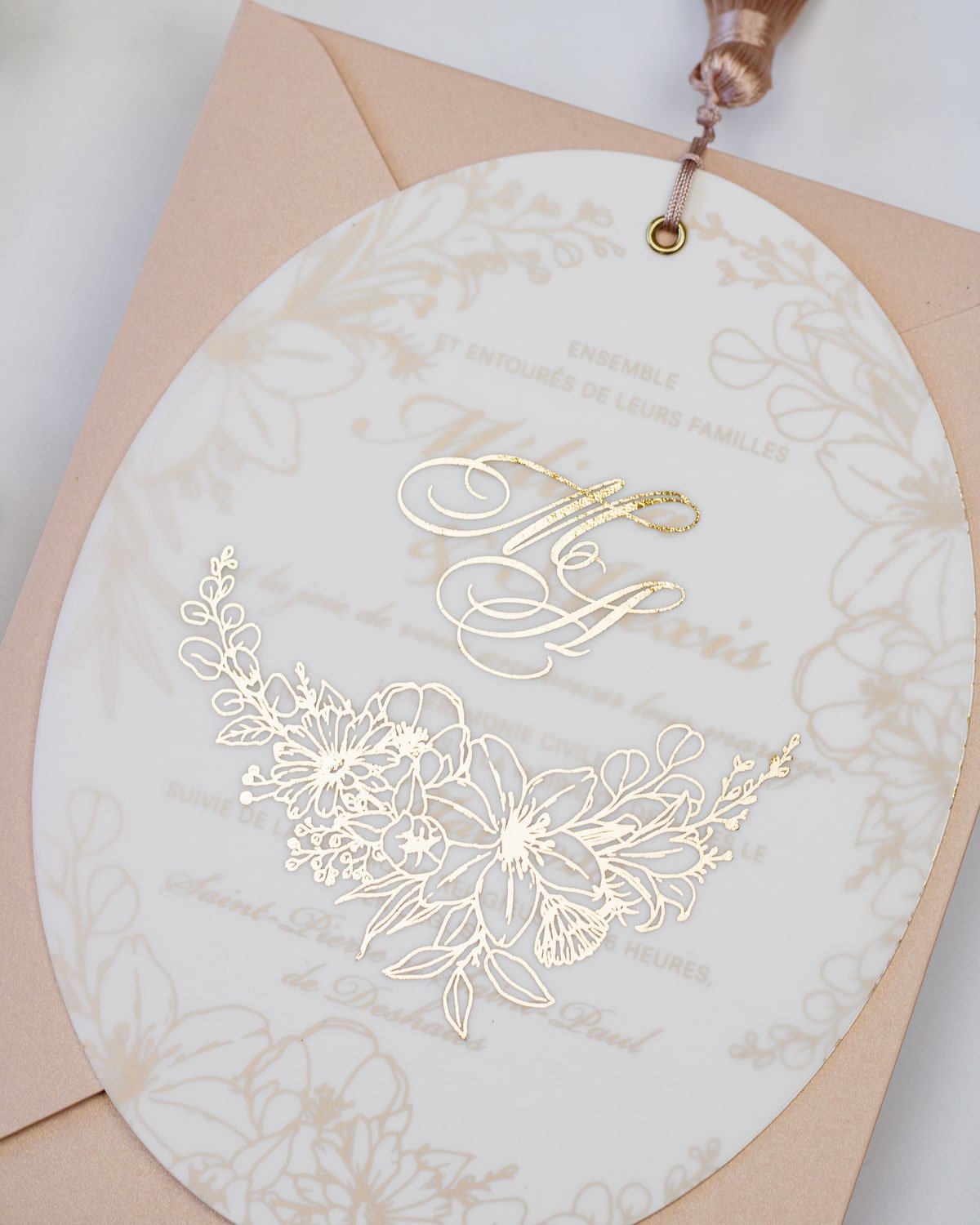 Malla - Echantillon - Faire - part - Luxe Carterie Studio