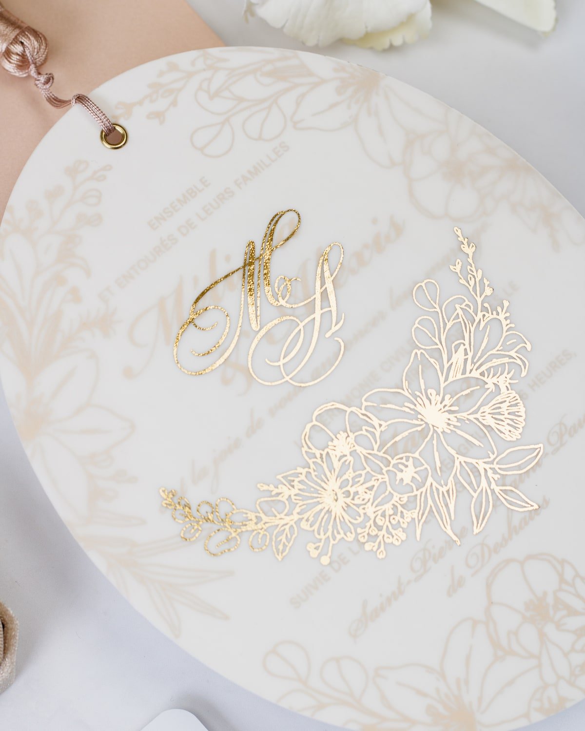 Malla - Echantillon - Faire - part - Luxe Carterie Studio