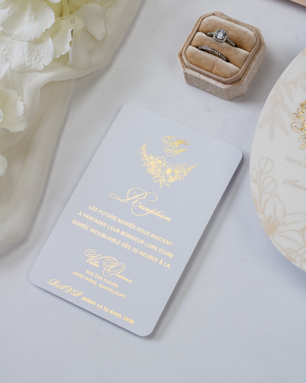 Malla - Echantillon - Faire - part - Luxe Carterie Studio