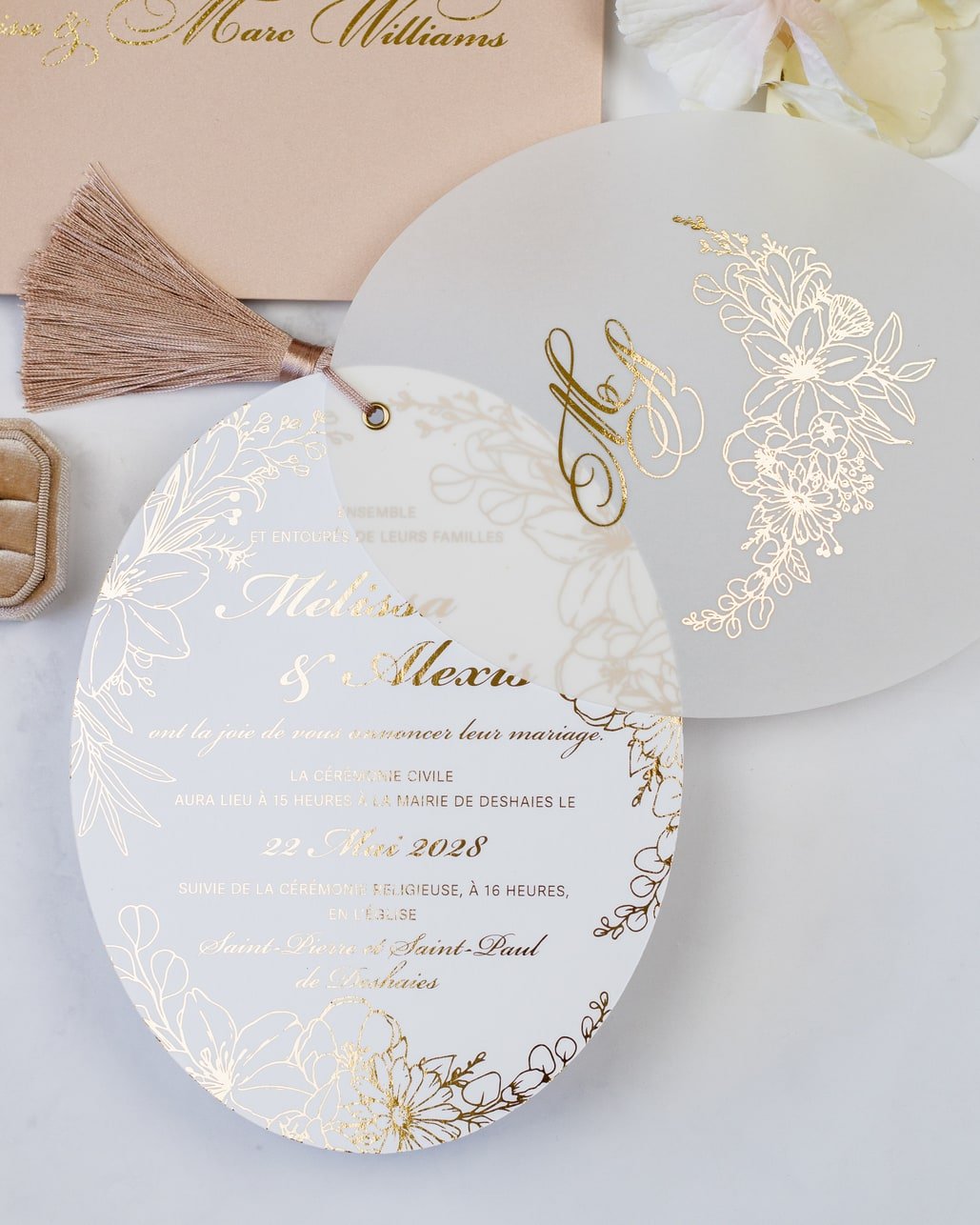 Malla - Echantillon - Faire - part - Luxe Carterie Studio