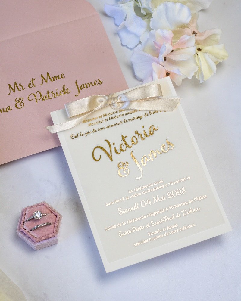 Manon - Faire - part - Faire - part seul - Sans enveloppe - Luxe Carterie Studio