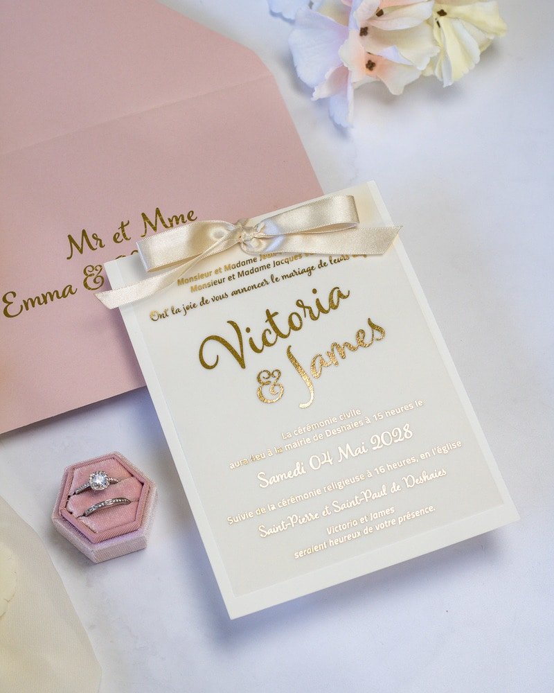 Manon - Faire - part - Faire - part seul - Sans enveloppe - Luxe Carterie Studio