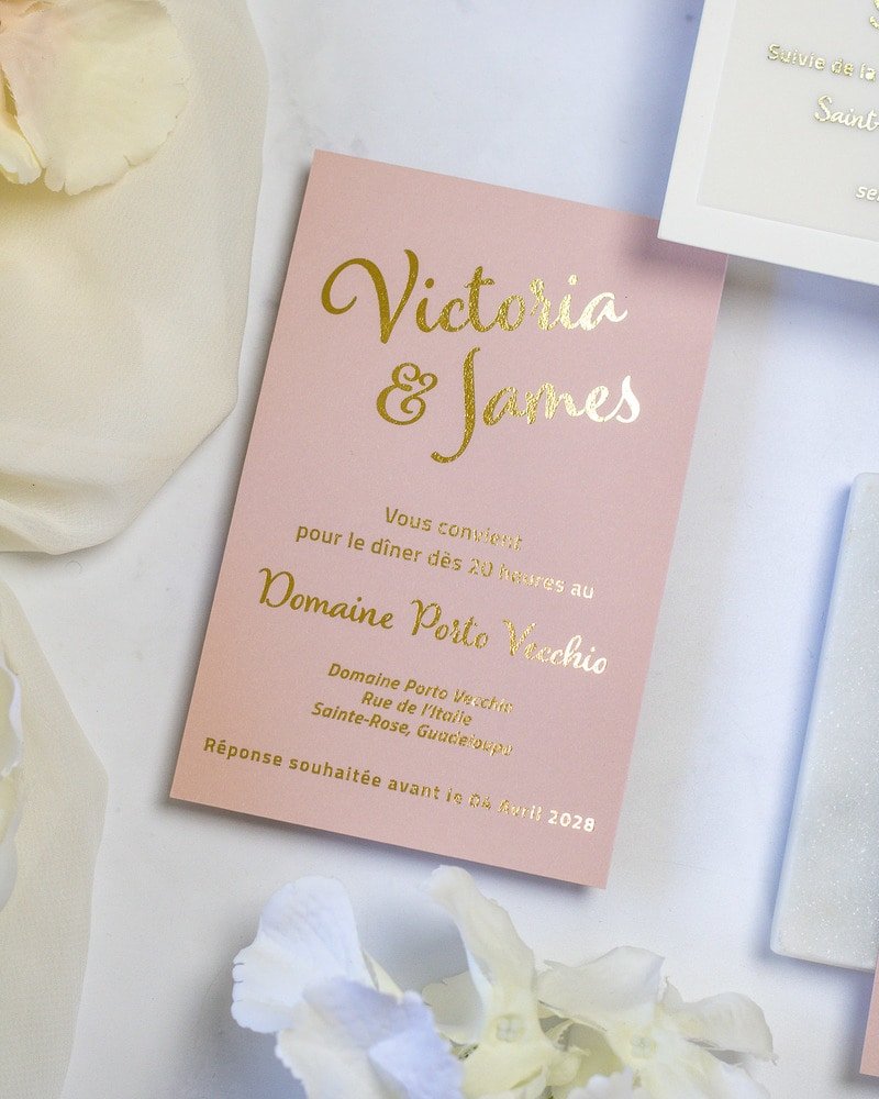 Manon - Faire - part - Faire - part seul - Sans enveloppe - Luxe Carterie Studio