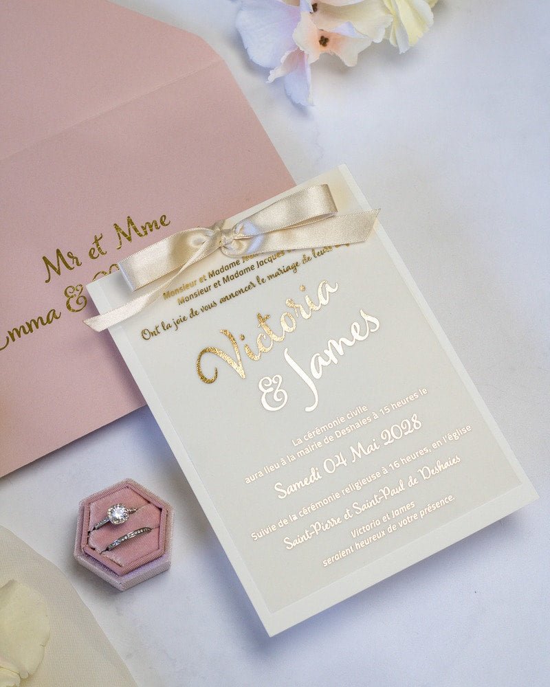 Manon - Faire - part - Faire - part seul - Sans enveloppe - Luxe Carterie Studio