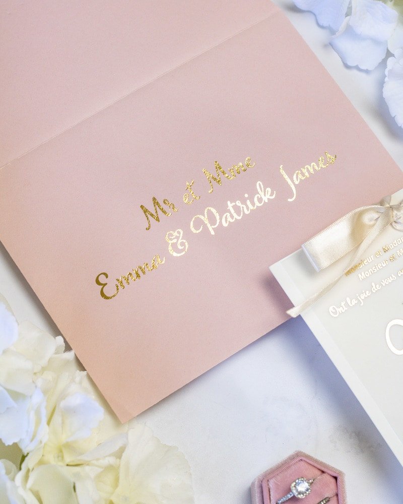 Manon - Echantillon - Faire - part - Luxe Carterie Studio
