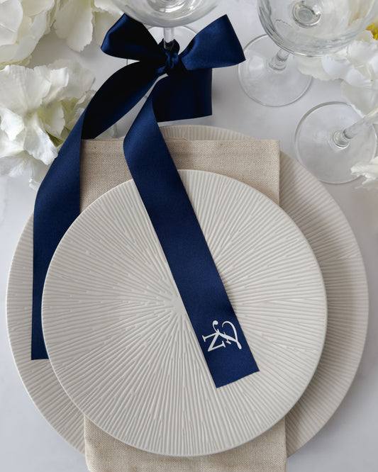 Lucia - Ruban satin Marque-place