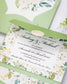 "Maud" - Faire-part de mariage fleuris élégant et romantique avec dorure or et wax seal – Wedding stationery - Création Luxe Carterie Studio