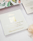 "Mélia" - Faire-part de mariage fleuris élégant et romantique avec dorure or - Wedding stationery - Création Luxe Carterie Studio