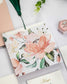 "Mélia" - Faire-part de mariage fleuris élégant et romantique avec dorure or - Wedding stationery - Création Luxe Carterie Studio