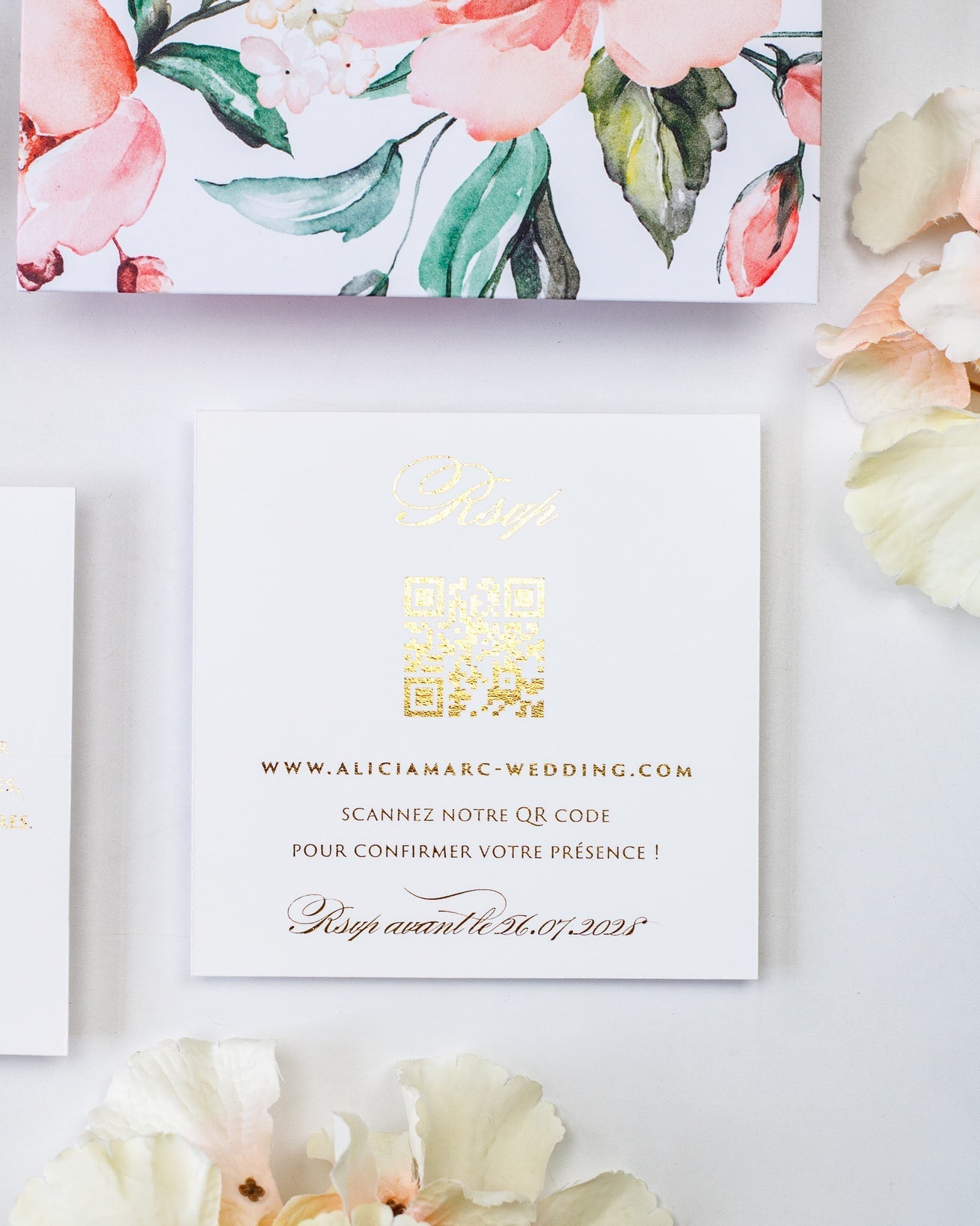 Mélia - Echantillon - Faire - part - Luxe Carterie Studio