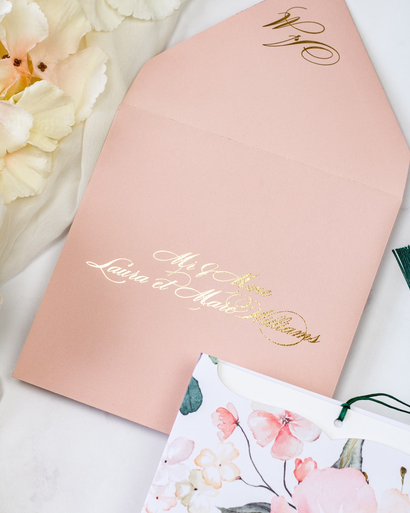 Mélia - Echantillon - Faire - part - Luxe Carterie Studio