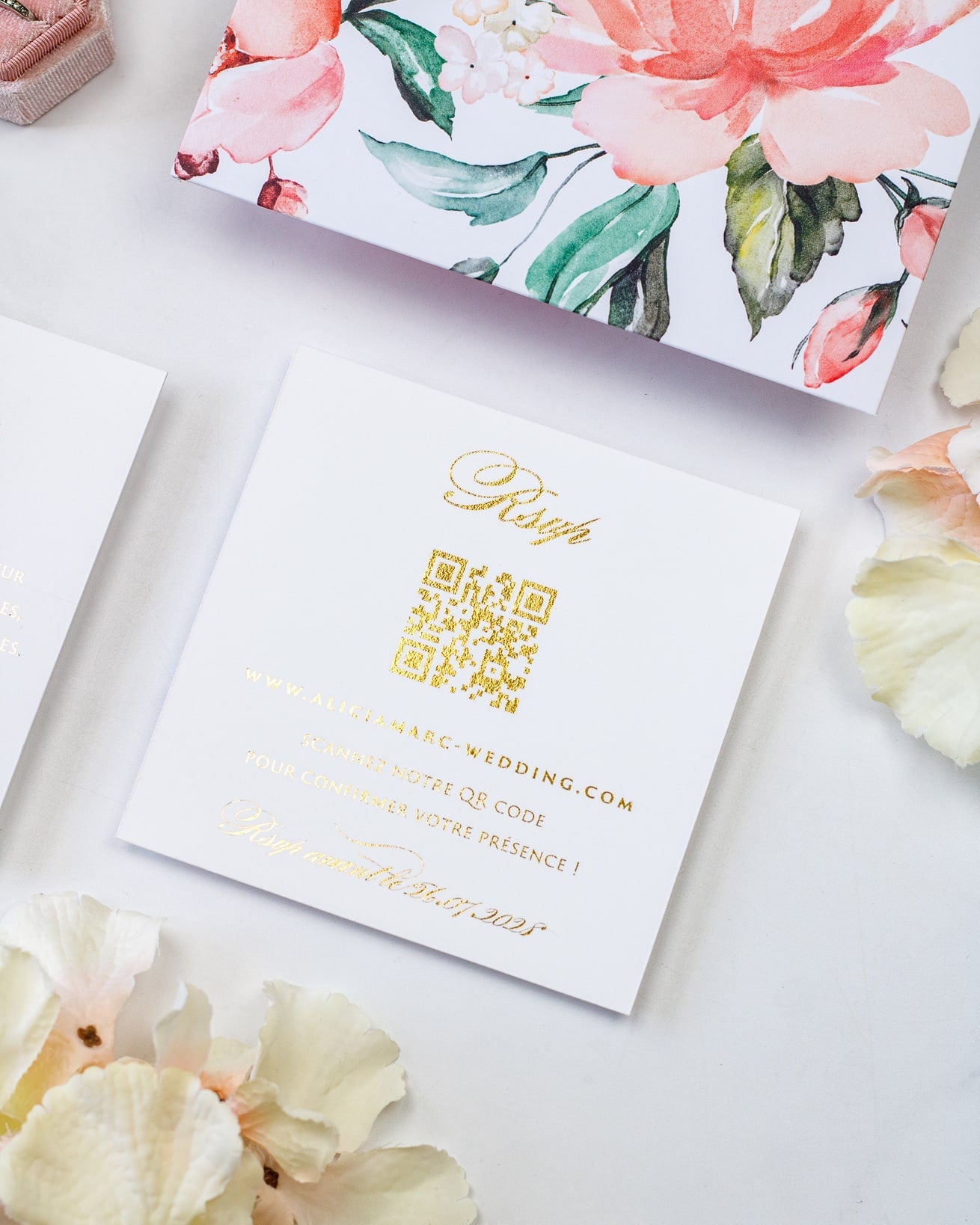 Mélia - Echantillon - Faire - part - Luxe Carterie Studio