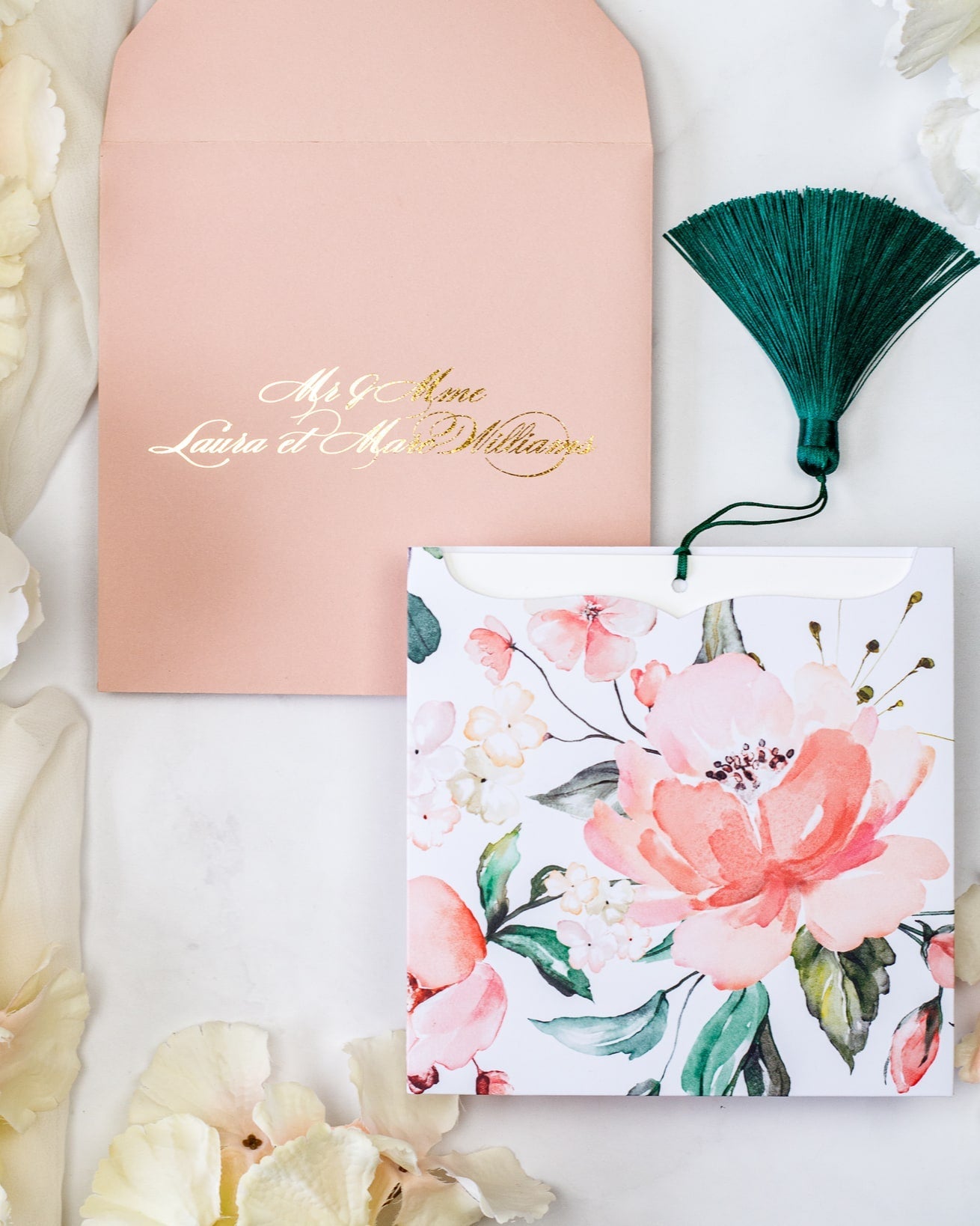Mélia - Echantillon - Faire - part - Luxe Carterie Studio