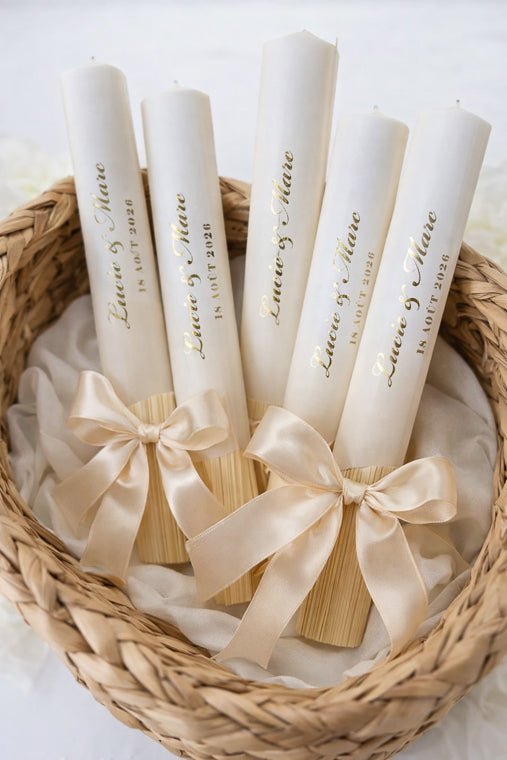 Mella - Eventail (par lot) - Cadeaux d'invités - Lot de 10 - Luxe Carterie Studio