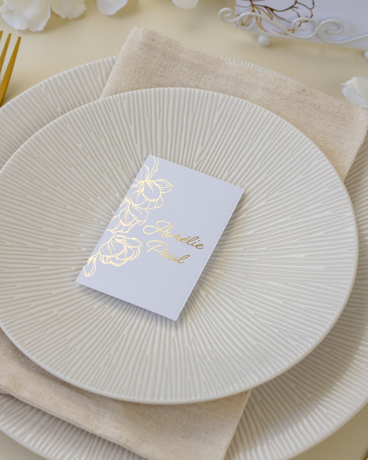 Jonquille - Marque-place