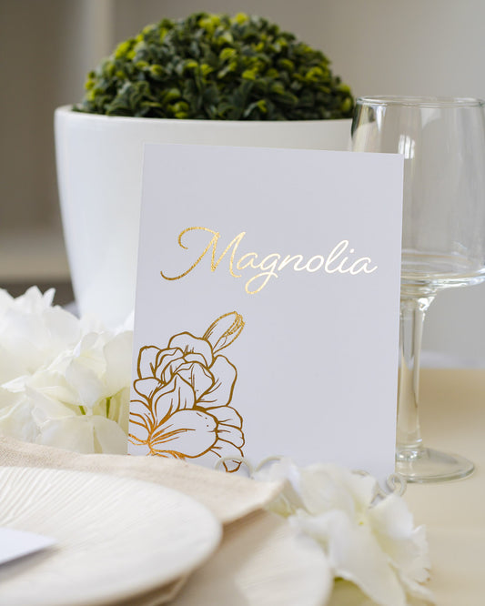 Jonquille - Nom de table