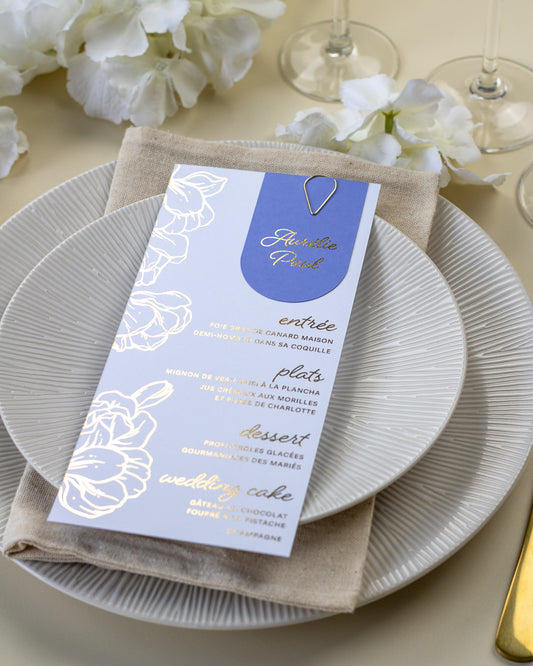 Jonquille - menu & marque-place