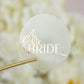 Mrs Bride - Sticker (lot de 15) - Stickers étiquettes - 4 cm - Lot de 15 - Luxe Carterie Studio