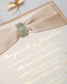 "Myosotis" - Faire-part de mariage chic, élégant et romantique avec dorure or - Wedding stationery - Création Luxe Carterie Studio