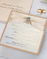 "Myosotis" - Faire-part de mariage chic, élégant et romantique avec dorure or - Wedding stationery - Création Luxe Carterie Studio