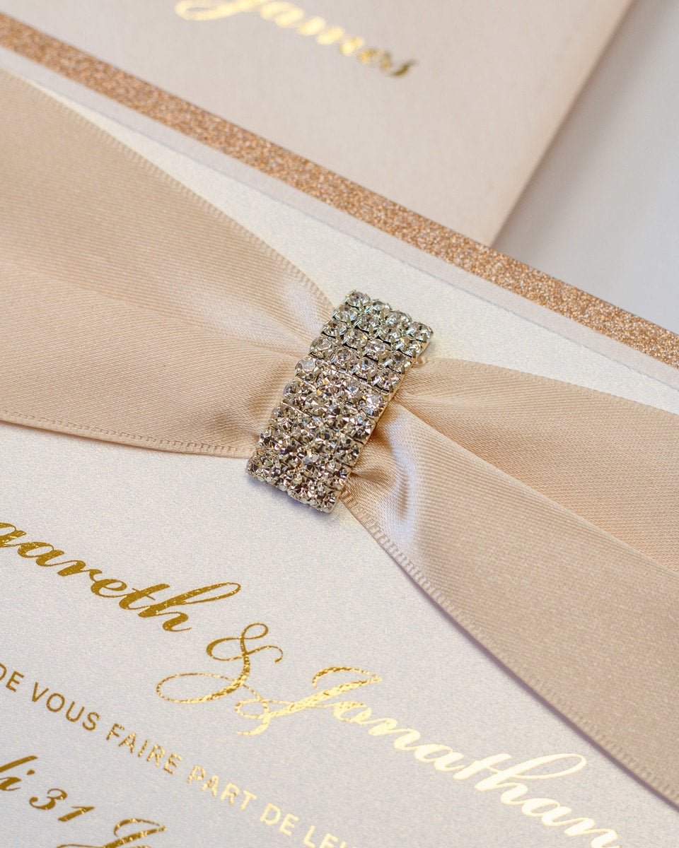Myosotis - Echantillon - Faire - part - Luxe Carterie Studio