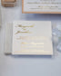 Myosotis - Echantillon - Faire - part - Luxe Carterie Studio