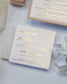Myosotis - Echantillon - Faire - part - Luxe Carterie Studio