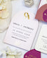 Nacre - Faire - part - Sans enveloppe - Luxe Carterie Studio
