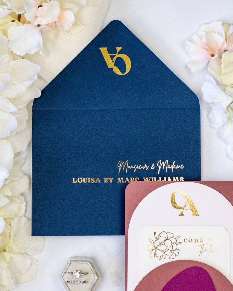 Nacre - Echantillon - Faire - part - Luxe Carterie Studio