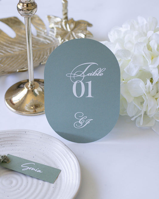 Nacre - Nom de table - Nom de table - Luxe Carterie Studio