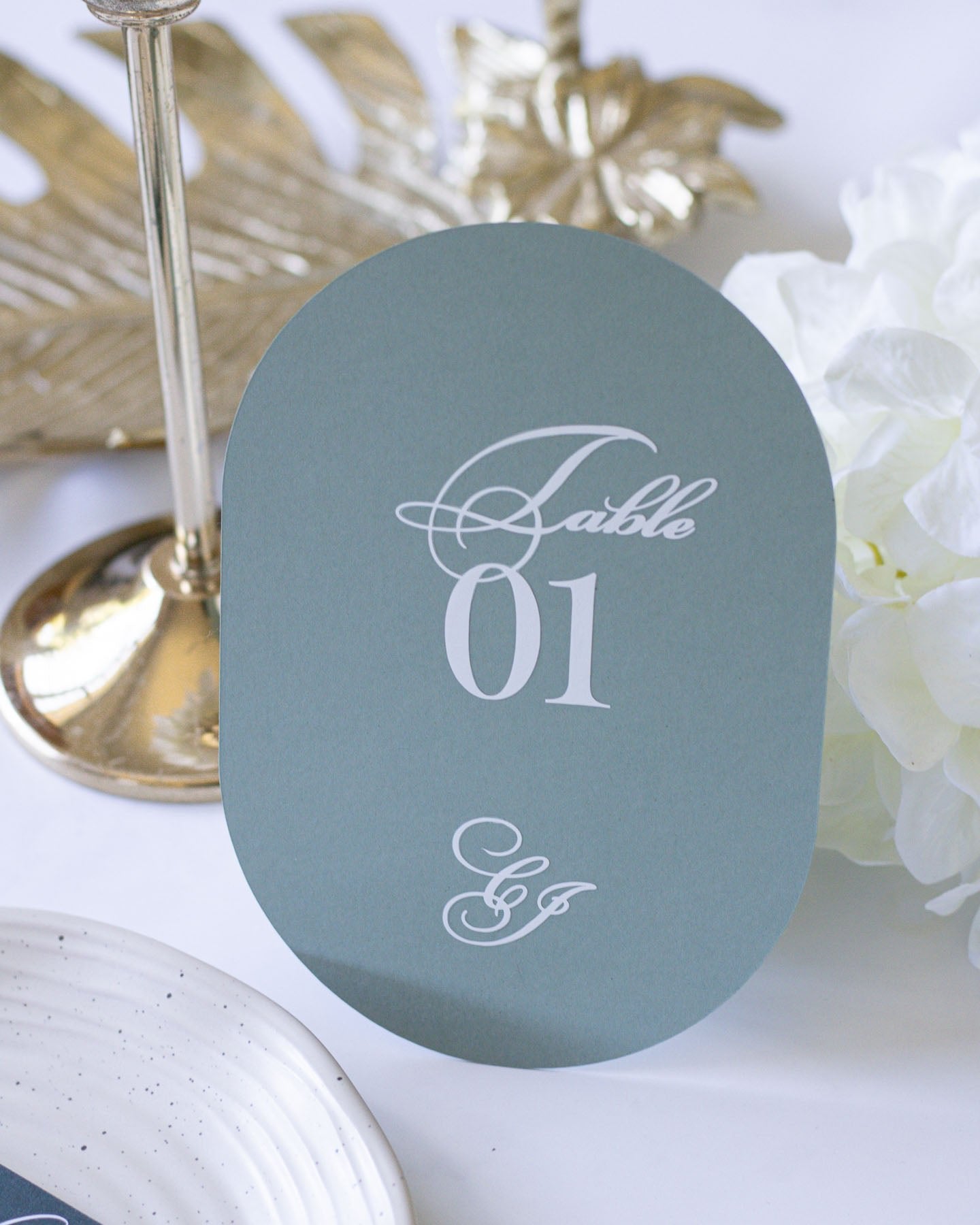 Nacre - Nom de table - Nom de table - Luxe Carterie Studio