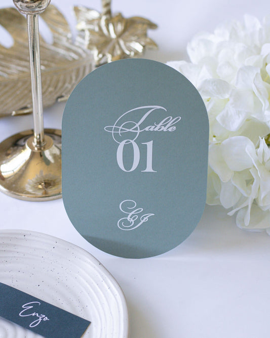 Nacre - Nom de table - Nom de table - Luxe Carterie Studio