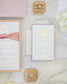 "Nina" - Faire-part de mariage chic, élégant et romantique avec dorure or - Wedding stationery - Création Luxe Carterie Studio